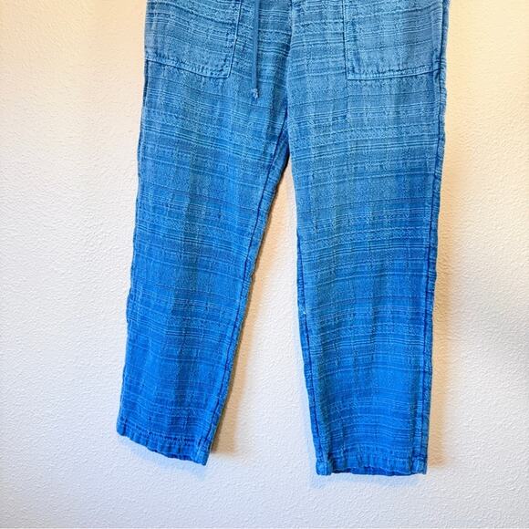 Sundance Bastille Easy Blue Cropped Cotton Pants Women’s XSP Casual Beachy - Picture 7 of 11
